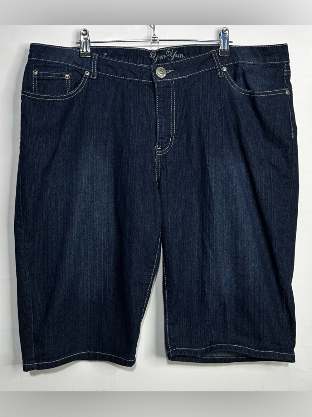 Yom Yom 90's Y2K Denim Bermuda Shorts Size 18